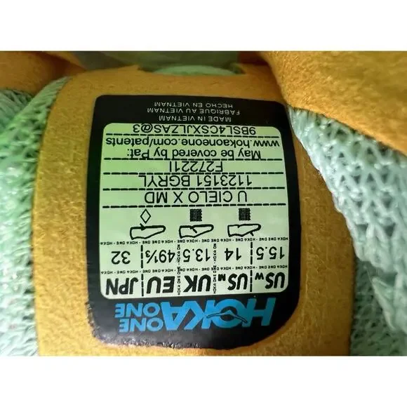 Hoka One One U Cielo X MD Track Shoes In Blue/Orange 1123151/BGRYL US 14M 15.5W - Picture 8 of 9